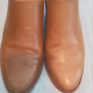 Madewell Harper Mule in Amber Brown